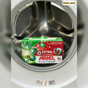 قرص ماشين لباسشویی همه کاره Ariel مدل All in one pods محصول ایتالیا ۱۹ تایی