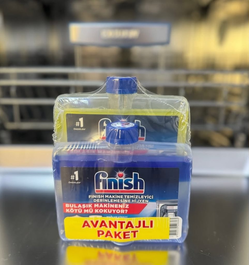 جرم گیر ماشين ظرفشویی فینیش محصول تركيه حجم 250 میلی لیتر ليمويي و كلاسيك