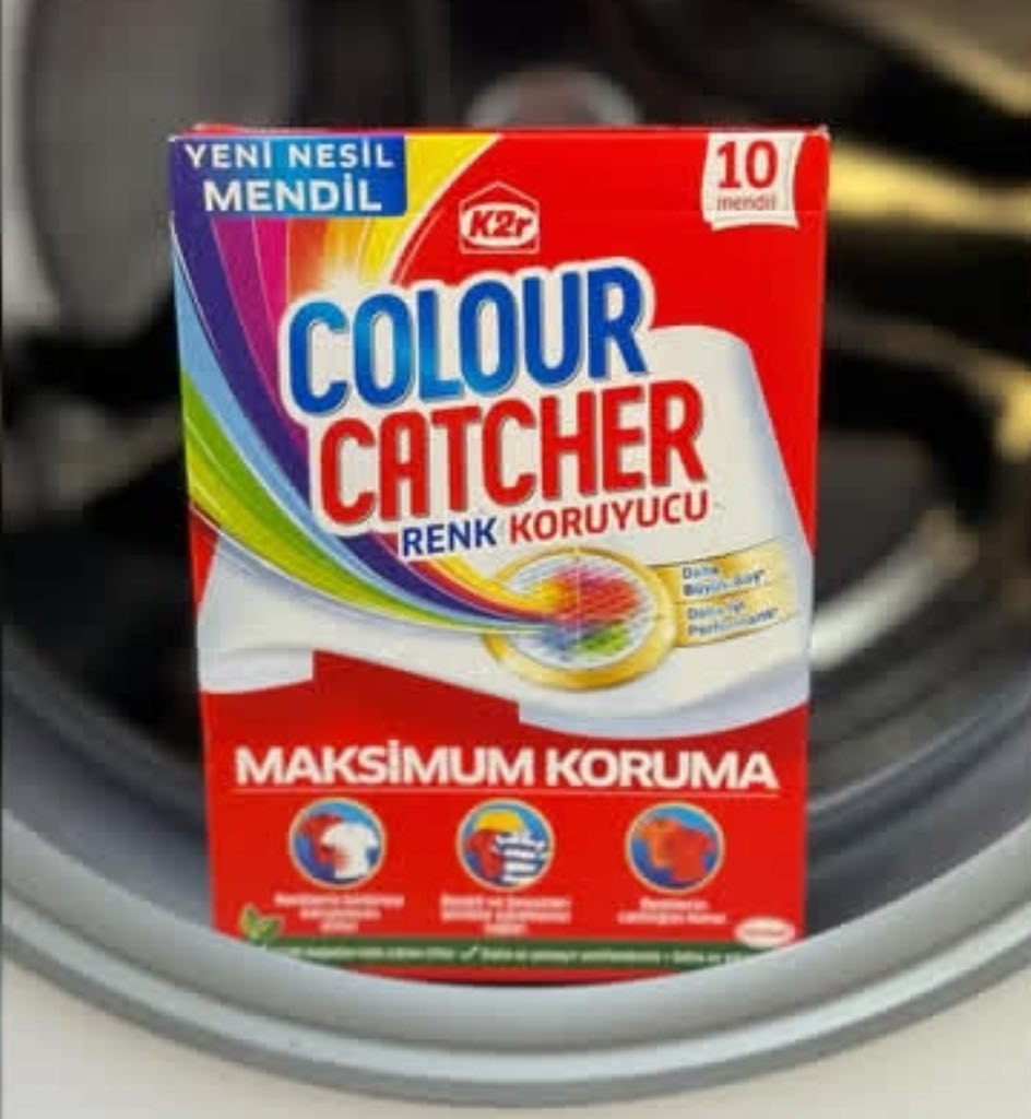 دستمال جذب رنگ لباس كالركچر Colour catcher محصول اتريش بسته ١٠ عددی