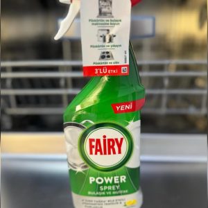 اسپری پاک کننده فیری مخصوص ظروف 3 در 1 با رایحه لیمو 500 میل محصول ایتالیا