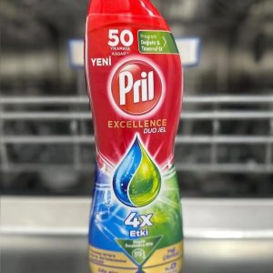 ژل ماشین ظرفشویی پریل ۲ فاز ليمويي ۴x ۴ کاره مدل Excellence محصول اتريش