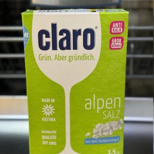 نمک ماشین ظرفشویی کلارو مدل Alpen Salz محصول اتریش ۱/۵۰۰ گرم