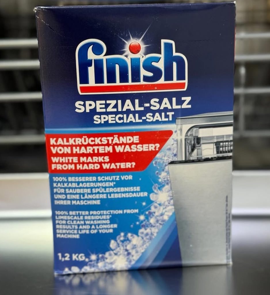 نمک ماشین ظرفشویی فینیش اصل درجه يك آلمان بسته ۱۲۰۰ گرم