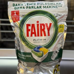 ⁨ ⁨ ⁨ قرص ماشین ظرفشویی فیری پلاتینیوم بسته ۵۰ تایی محصول اروپایی سفارش ترك